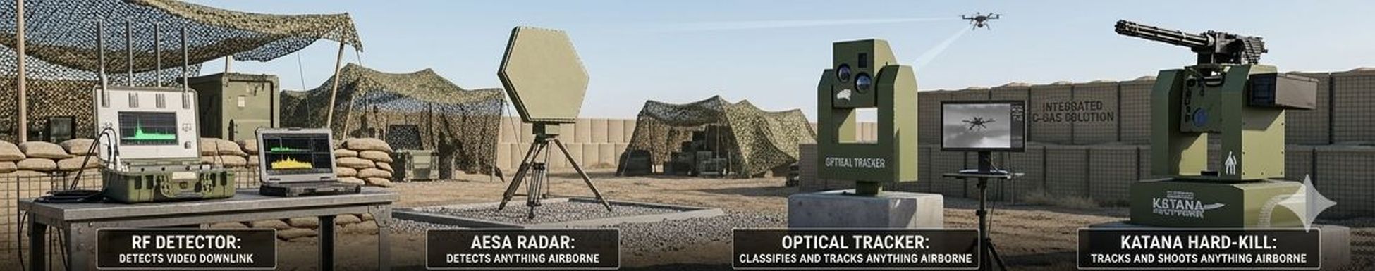 Gridbots GB-Sentinel anti drone system India — full system overview