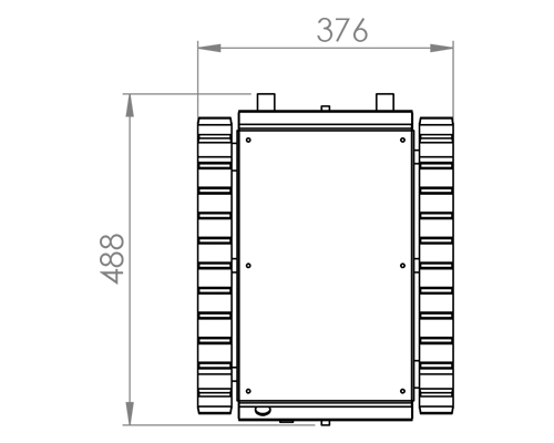 Humming Bird CT Robot assembly drawing - Gridbots counter-terror micro-robot